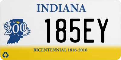 IN license plate 185EY