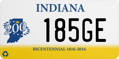 IN license plate 185GE