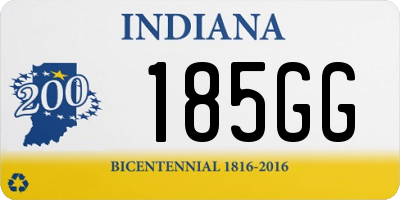 IN license plate 185GG