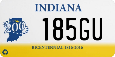 IN license plate 185GU