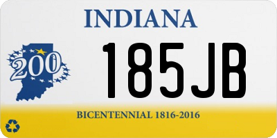 IN license plate 185JB