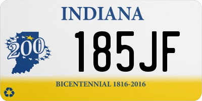 IN license plate 185JF
