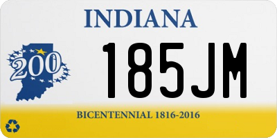 IN license plate 185JM