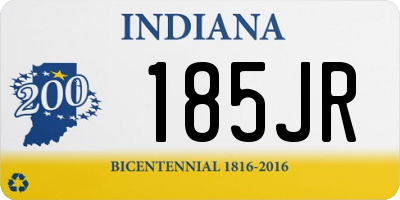 IN license plate 185JR