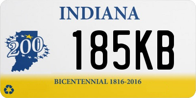 IN license plate 185KB