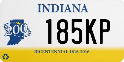 IN license plate 185KP