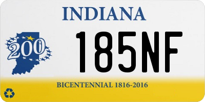 IN license plate 185NF
