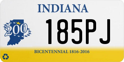 IN license plate 185PJ
