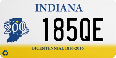 IN license plate 185QE