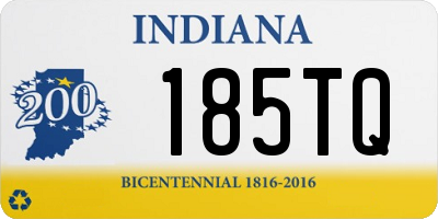 IN license plate 185TQ