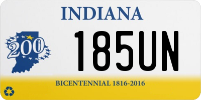 IN license plate 185UN