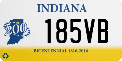 IN license plate 185VB