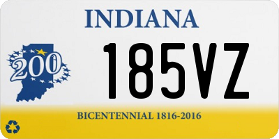 IN license plate 185VZ