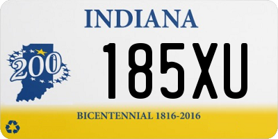 IN license plate 185XU