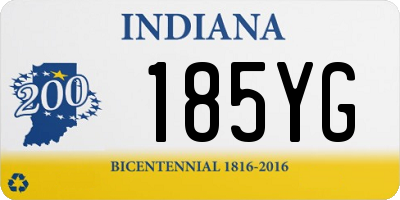 IN license plate 185YG