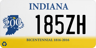 IN license plate 185ZH