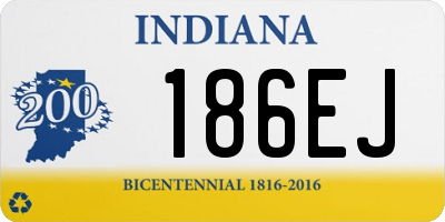 IN license plate 186EJ