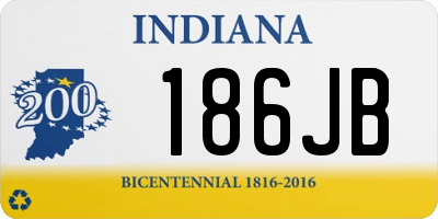 IN license plate 186JB