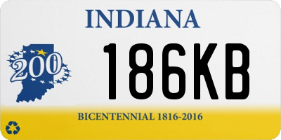 IN license plate 186KB