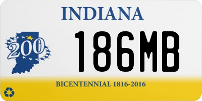 IN license plate 186MB