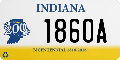 IN license plate 186OA