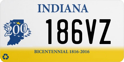 IN license plate 186VZ