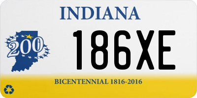 IN license plate 186XE