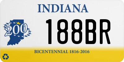 IN license plate 188BR