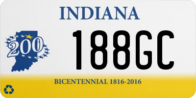 IN license plate 188GC