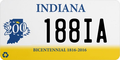 IN license plate 188IA