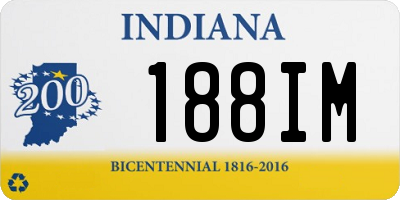 IN license plate 188IM
