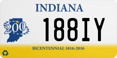 IN license plate 188IY