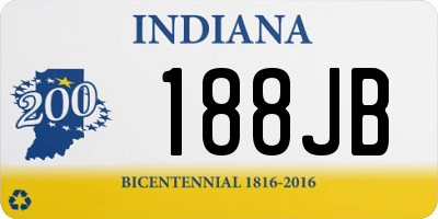 IN license plate 188JB