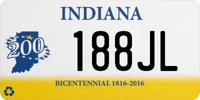 IN license plate 188JL