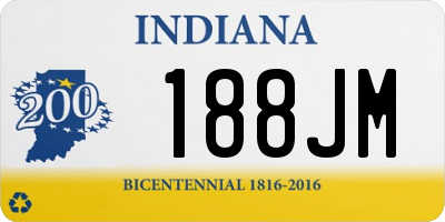 IN license plate 188JM