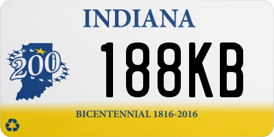 IN license plate 188KB