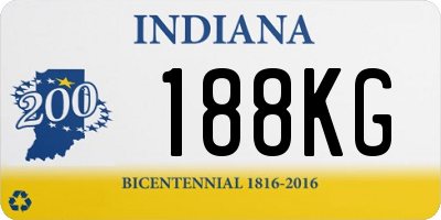 IN license plate 188KG