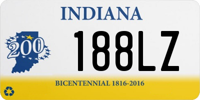 IN license plate 188LZ