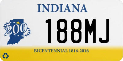 IN license plate 188MJ