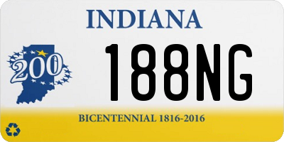 IN license plate 188NG