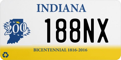 IN license plate 188NX