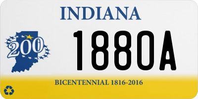 IN license plate 188OA