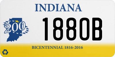 IN license plate 188OB