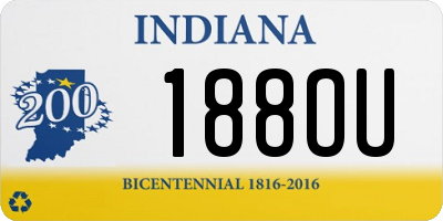 IN license plate 188OU