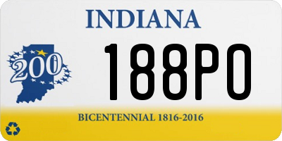 IN license plate 188PO