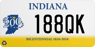 IN license plate 188QK