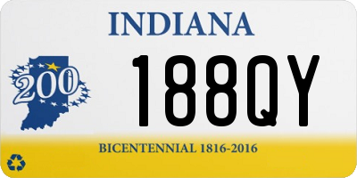 IN license plate 188QY