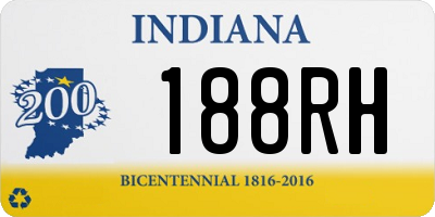 IN license plate 188RH