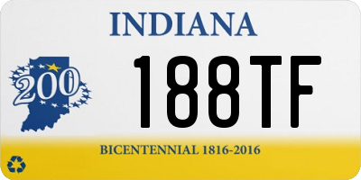 IN license plate 188TF