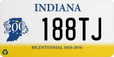 IN license plate 188TJ